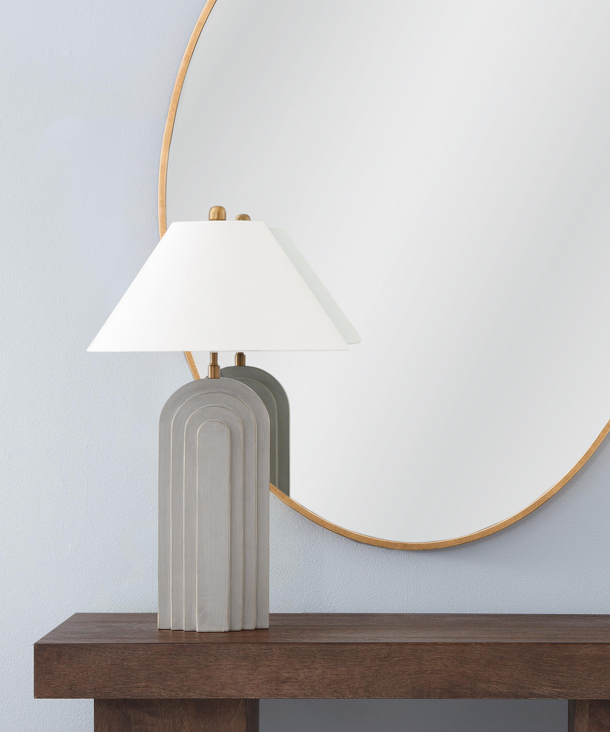 Bassett Gray Witham Table Lamp