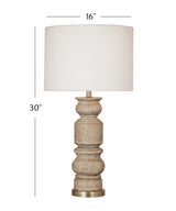 Bassett Light Brown Helford Table Lamp