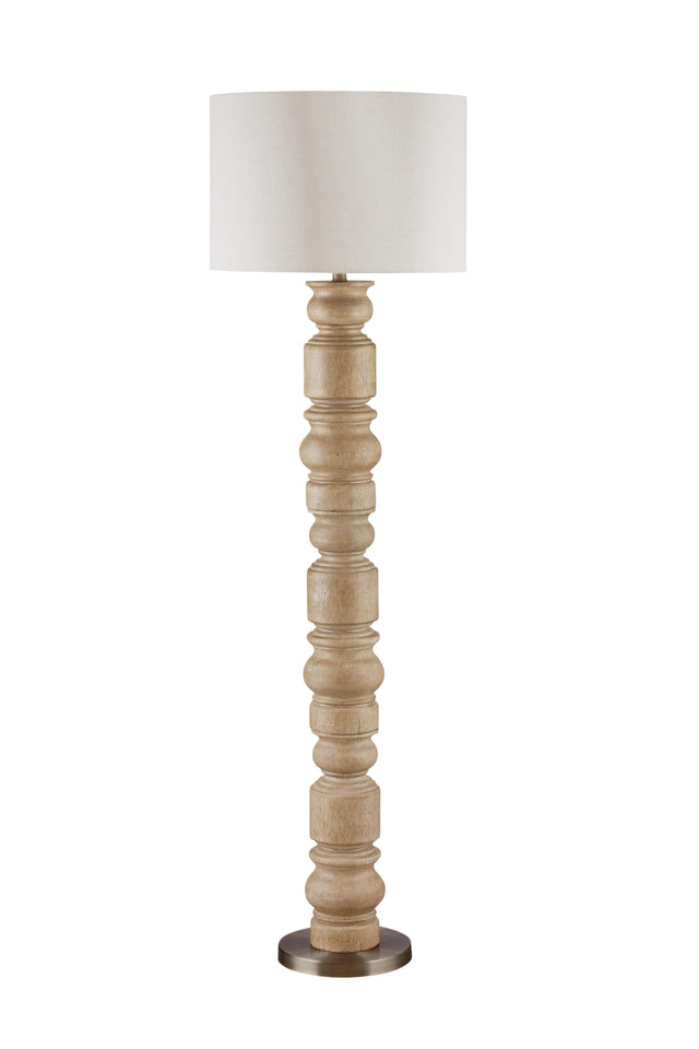 Bassett Light Brown Helford Floor Lamp