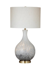Bassett White/Black/Brushed Gold Spey Table Lamp