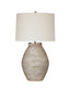 Bassett Distressed Cream Fraser Table Lamp