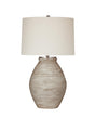 Bassett Distressed Cream Fraser Table Lamp