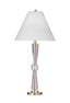 Bassett Clear/Brushed Gold Devon Table Lamp
