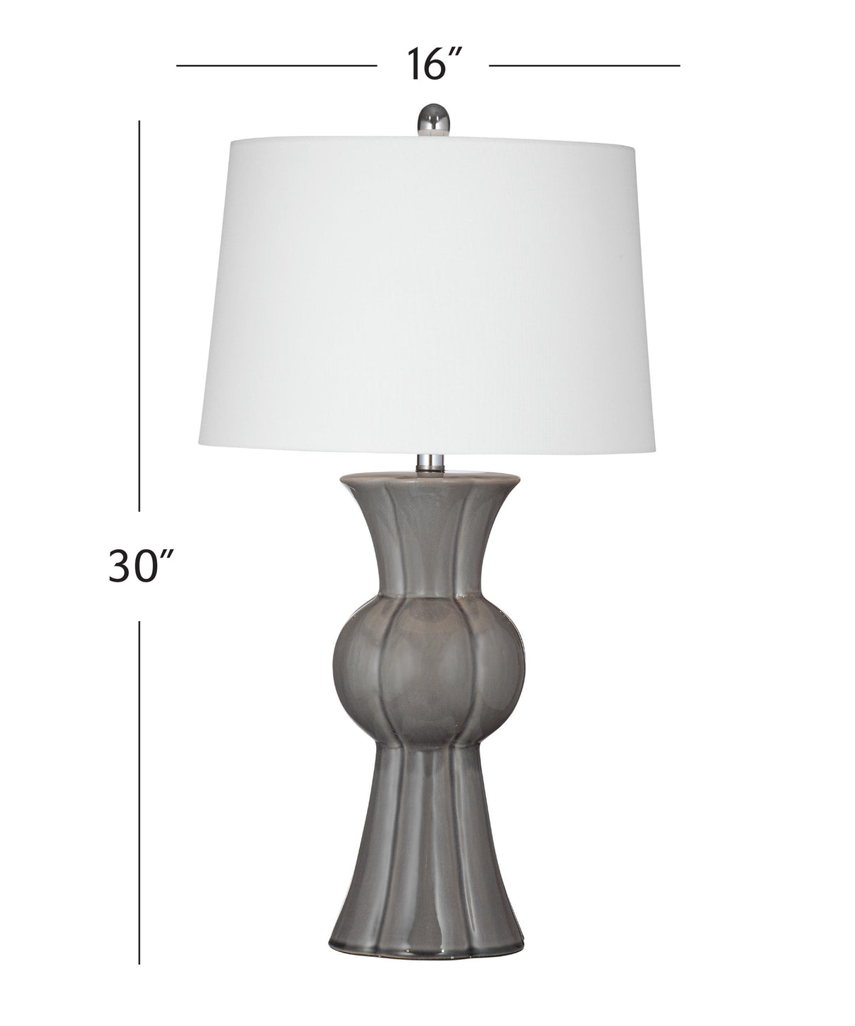 Bassett Gray Orillia Table Lamp