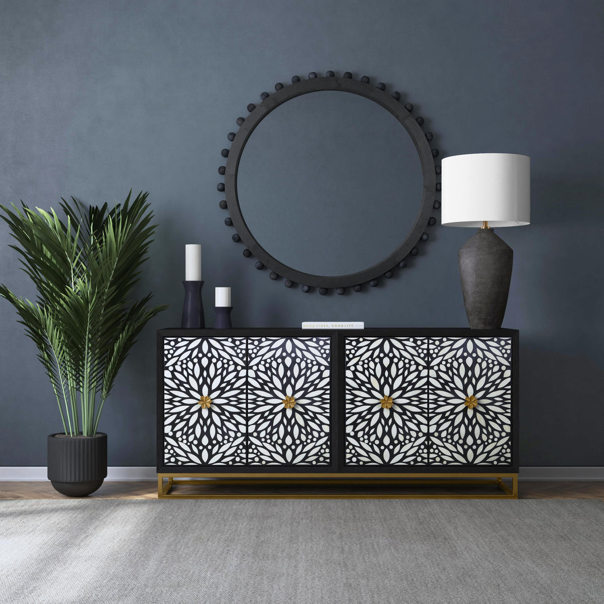 Bassett Textured Cream Neecole Table Lamp