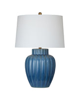 Bassett Blue, Brass Avery Table Lamp