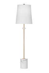 Bassett White/Brass Fairfield Table Lamp