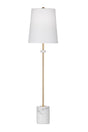Bassett White/Brass Fairfield Table Lamp