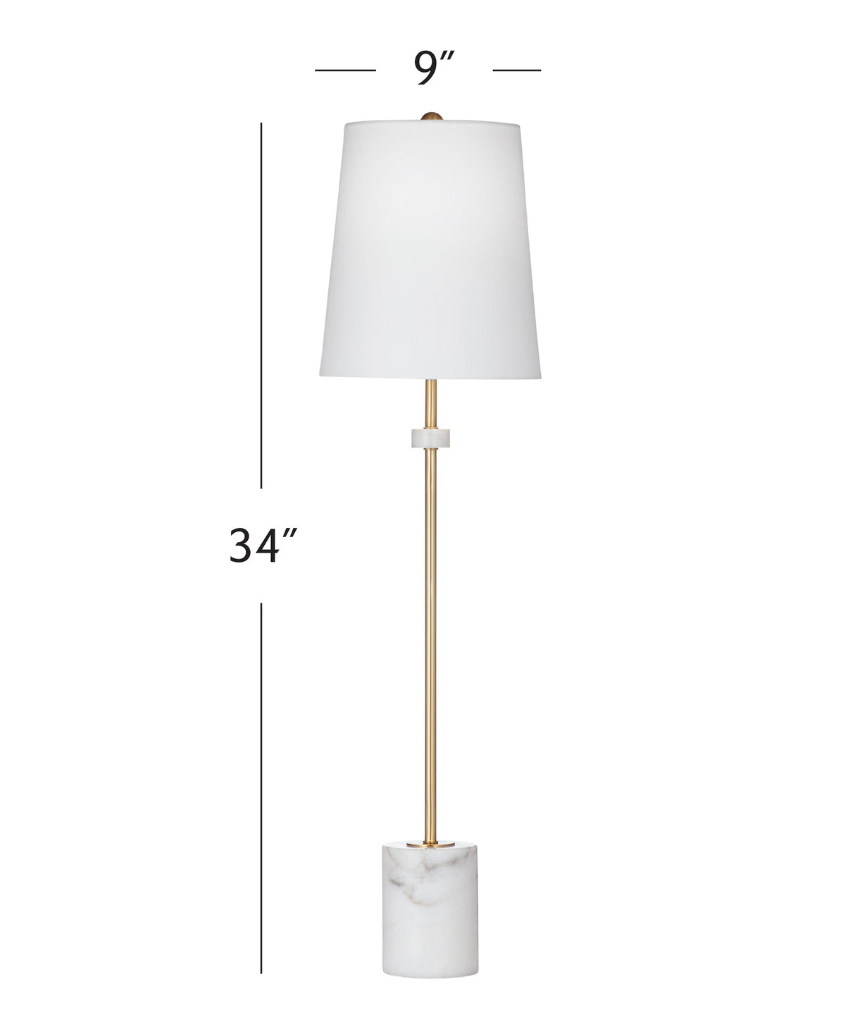 Bassett Gold Fairfield Table Lamp
