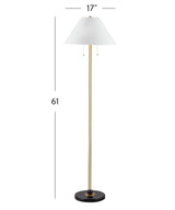 Bassett Gold Lenor Floor Lamp
