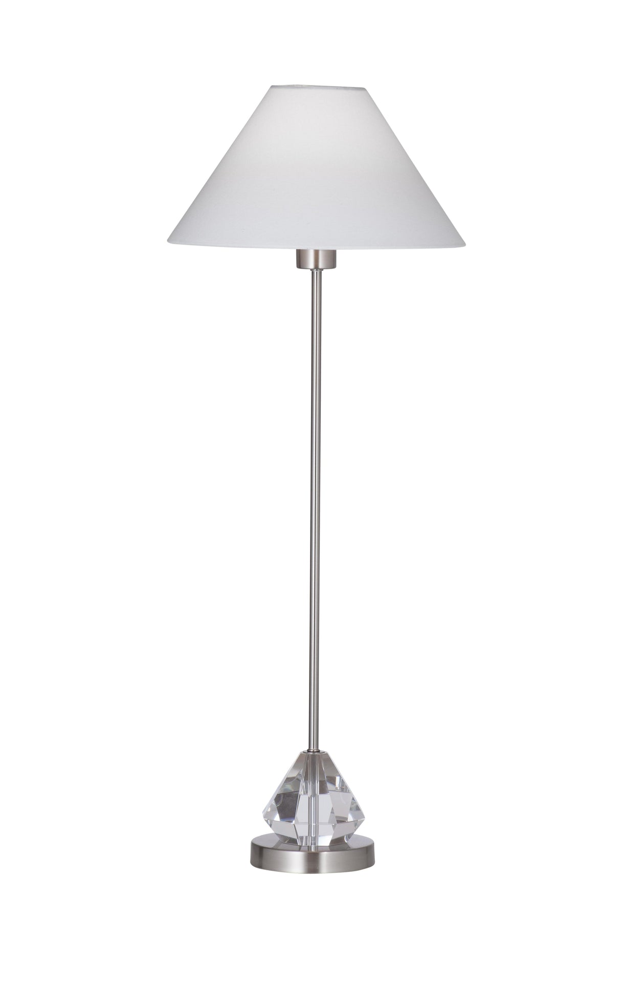 Bassett Brushed Steel Milford Table Lamp