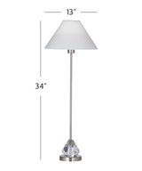 Bassett Brushed Steel Milford Table Lamp
