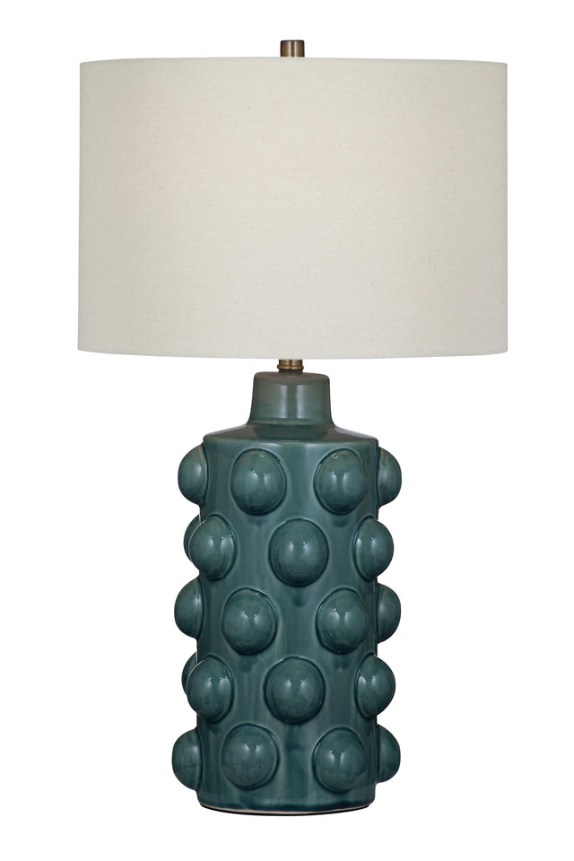 Bassett Blue-Green Lynn Table Lamp