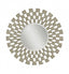 Bassett Silver Leaf Chequers Wall Mirror