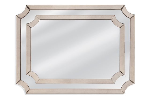 Bassett Clear/Antique Mirror Jules Wall Mirror