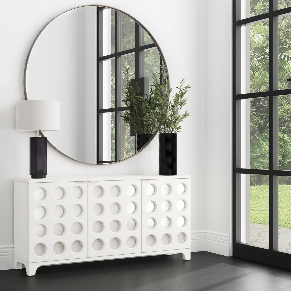 Bassett Silver Eltham Wall Mirror
