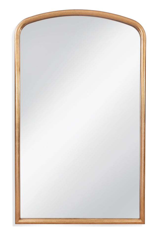 Bassett Antq Gold Leaf Brookings Floor Mirror