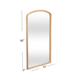 Bassett Antq Gold Leaf Brookings Floor Mirror