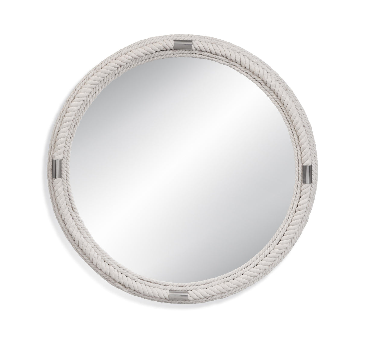 Bassett White Rope Largo Wall Mirror