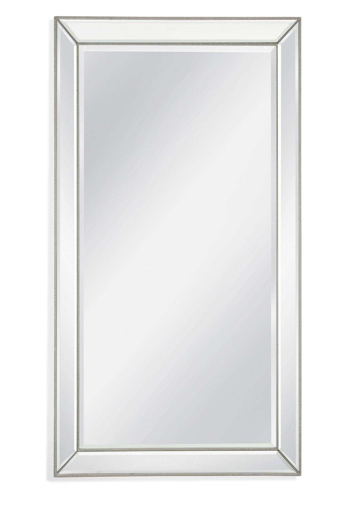 Bassett White/Silver Ashley Floor Mirror