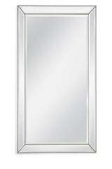 Bassett White/Silver Ashley Floor Mirror