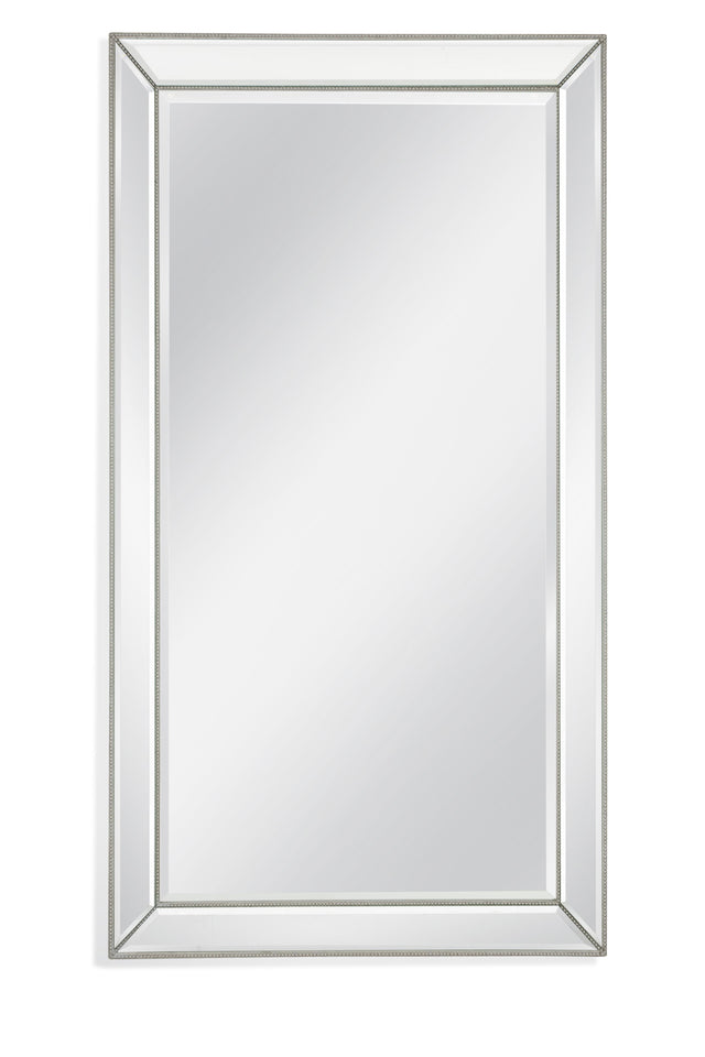 Bassett White/Silver Ashley Floor Mirror
