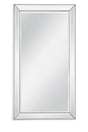 Bassett White/Silver Ashley Floor Mirror