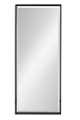 Bassett Black Lacquer Driessen Floor Mirror