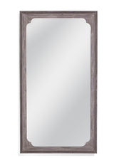 Bassett White Washed Landry Floor Mirror
