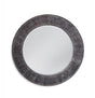 Bassett Distressed Gray Hunter Round Mirror