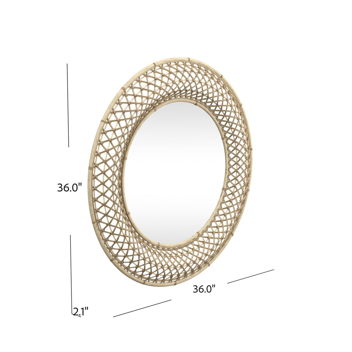 Bassett Brown Biedel Wall Mirror