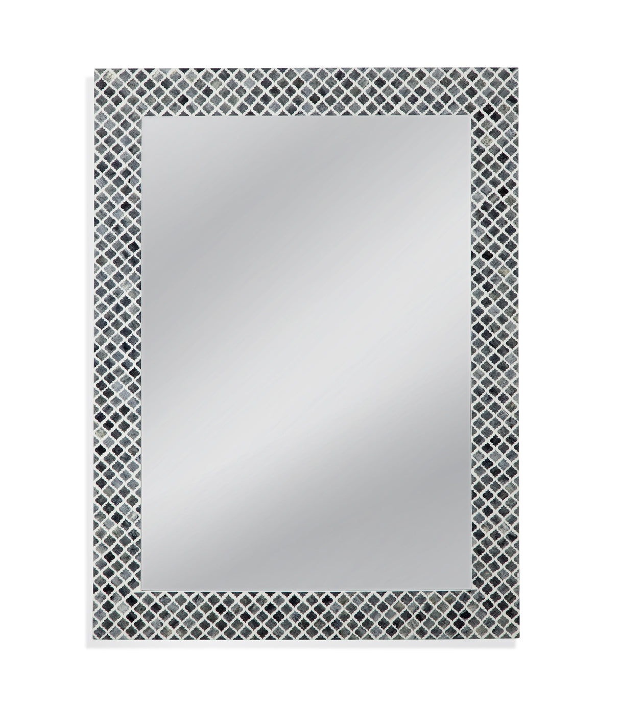 Bassett Black/White Henn Wall Mirror