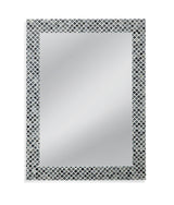 Bassett Black/White Henn Wall Mirror