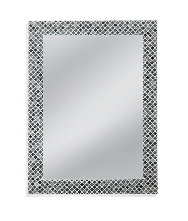 Bassett Black/White Henn Wall Mirror