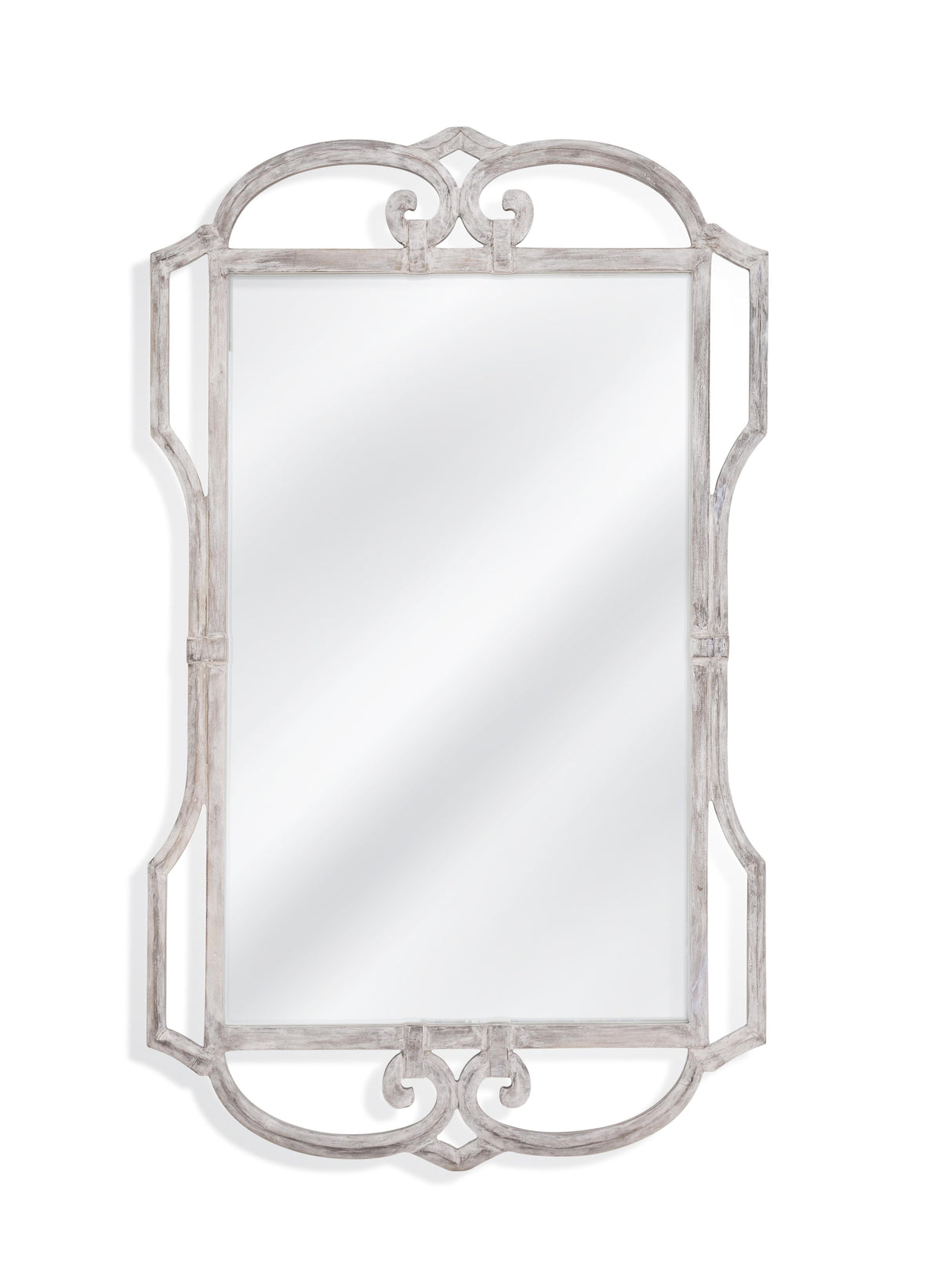 Bassett Weathered White wash Carthage Wall Mirror