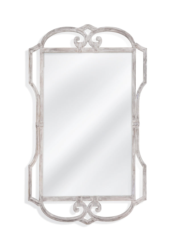 Bassett Weathered White wash Carthage Wall Mirror