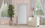 Bassett Weathered Gray Zip Floor Mirror