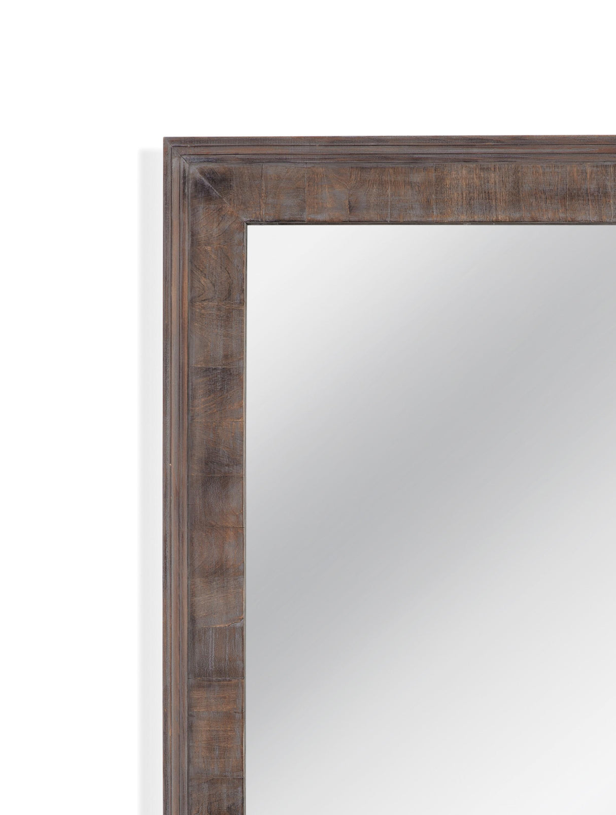 Bassett Weathered Gray Zip Floor Mirror
