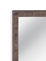 Bassett Weathered Gray Zip Floor Mirror