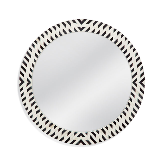 Bassett Blue/White Joey Wall Mirror