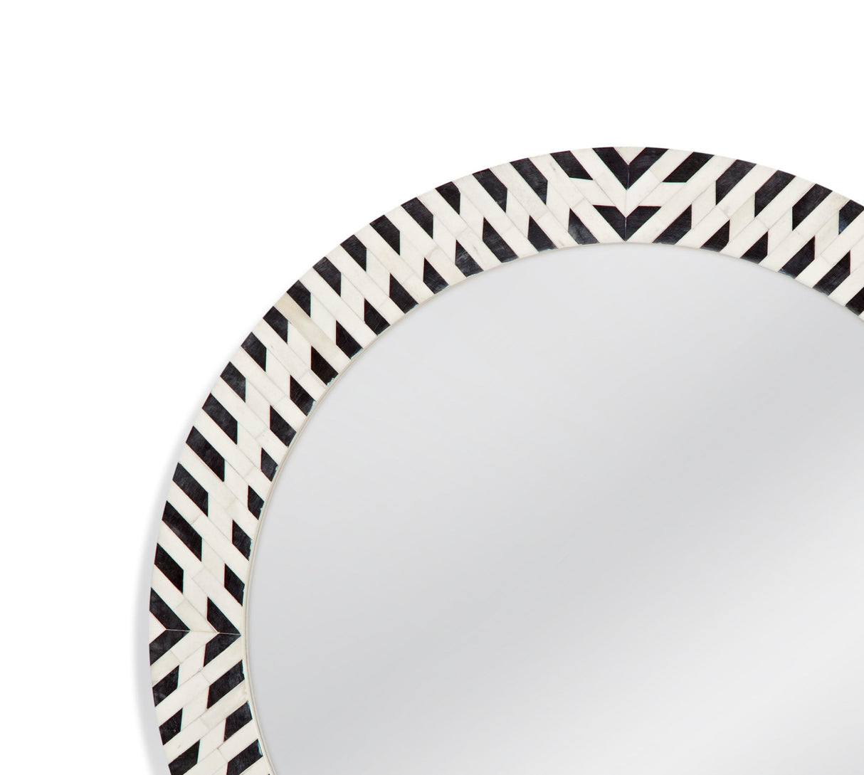 Bassett Blue/White Joey Wall Mirror