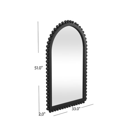 Bassett Black Renn Wall Mirror