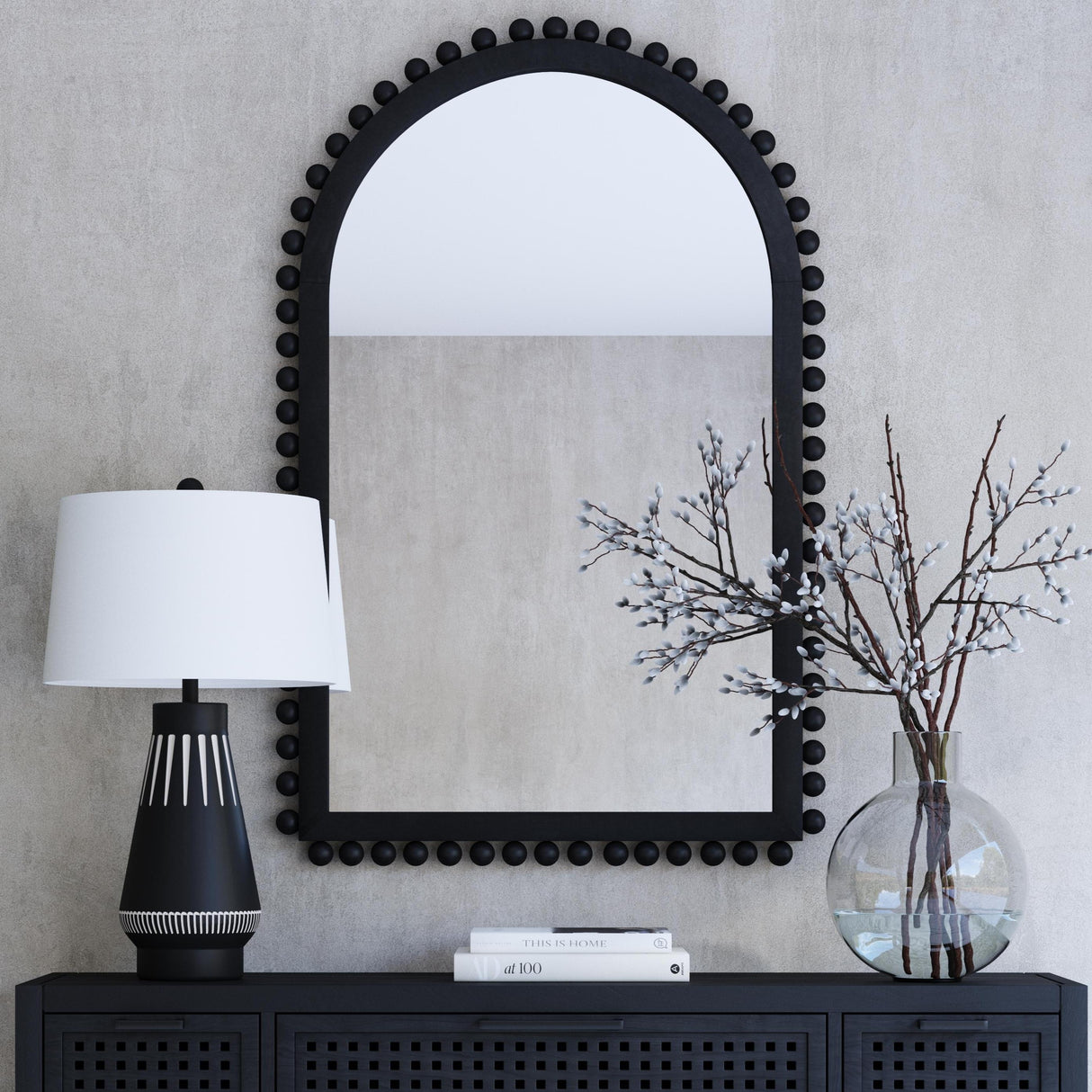 Bassett Gold Leaf Lyenda Wall Mirror