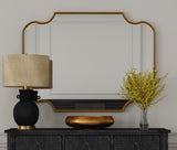 Bassett Gold Leaf Lyenda Wall Mirror