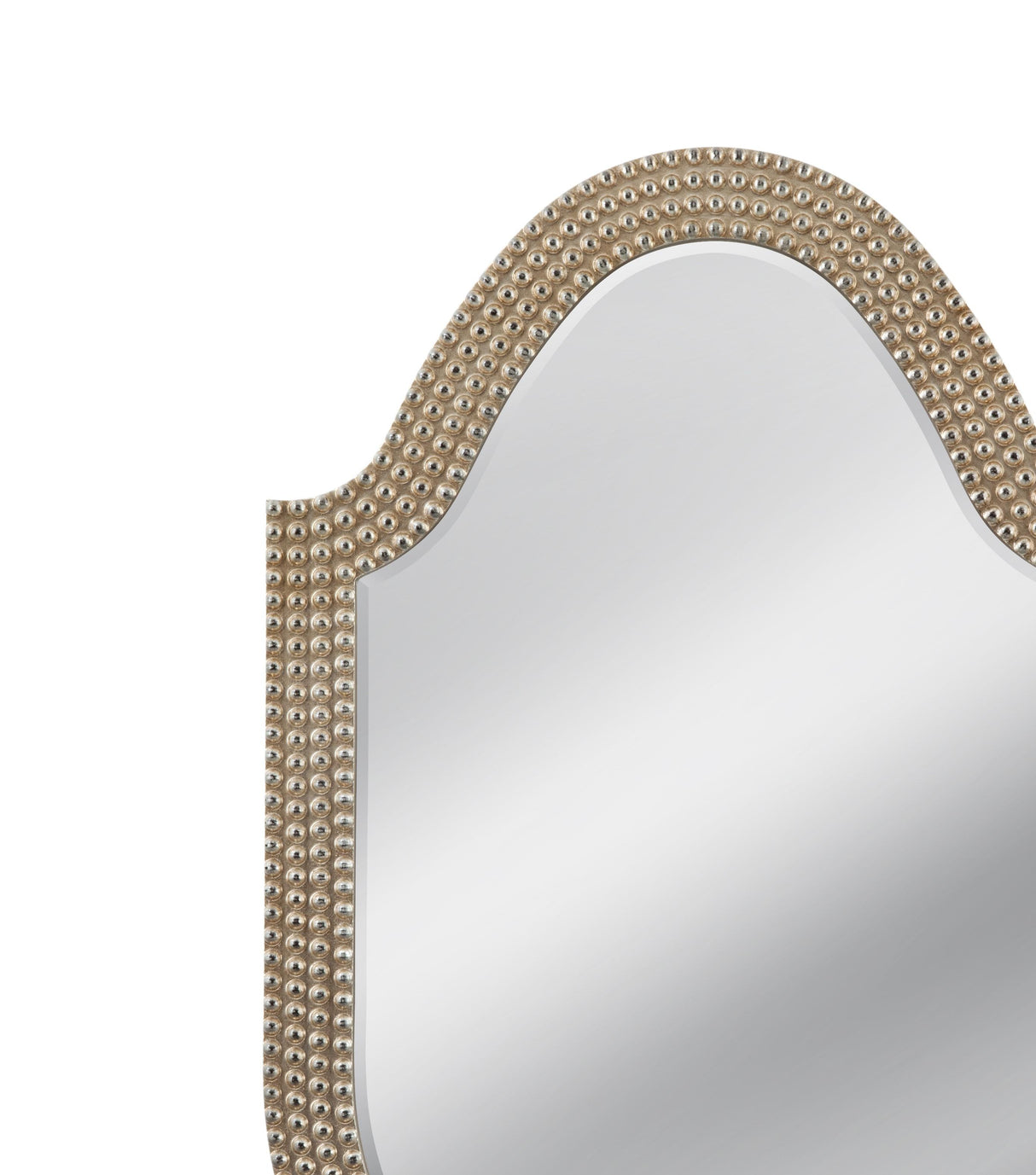 Bassett Antique Silver Leaf Shielded Wall Mirror