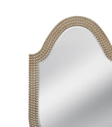 Bassett Antique Silver Leaf Shielded Wall Mirror