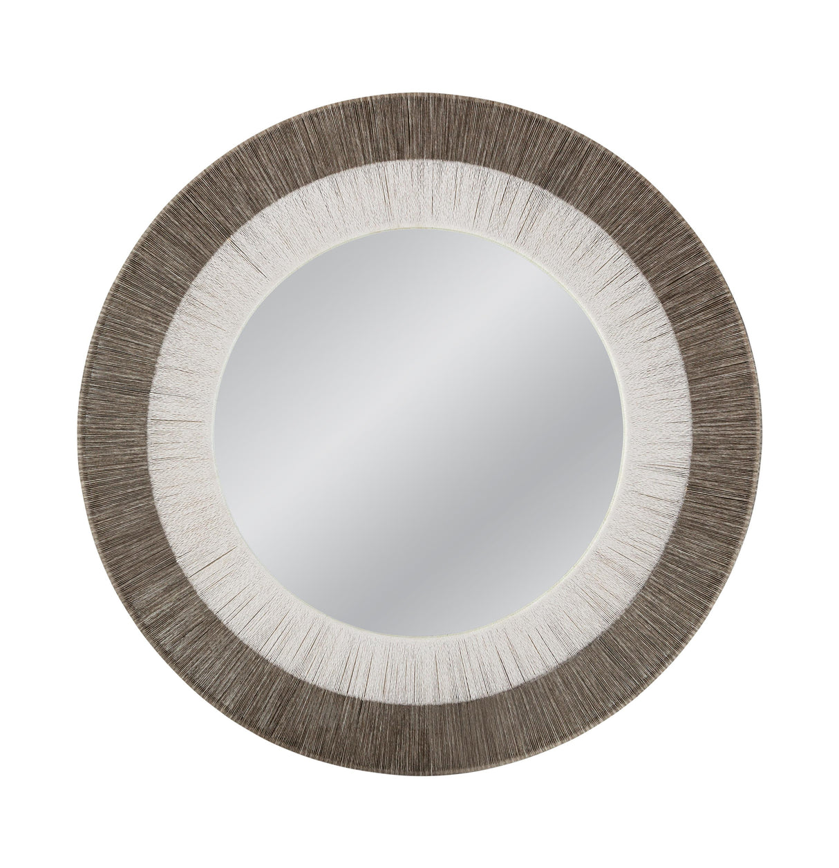 Bassett White/Gray Koree Wall Mirror