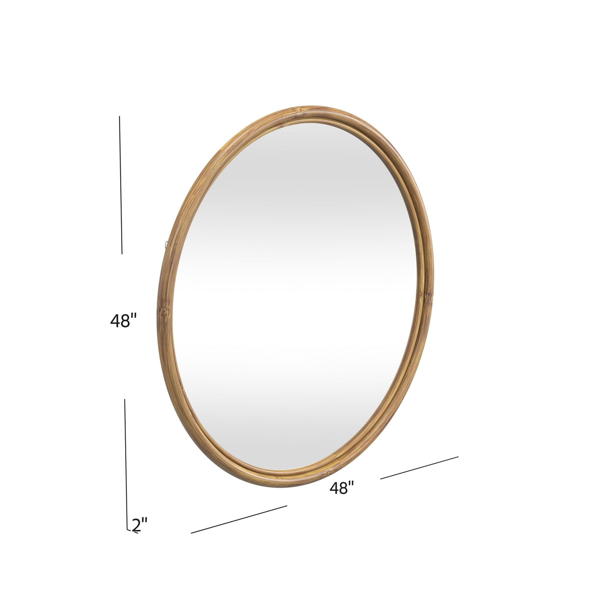 Bassett Brown Certa Wall Mirror