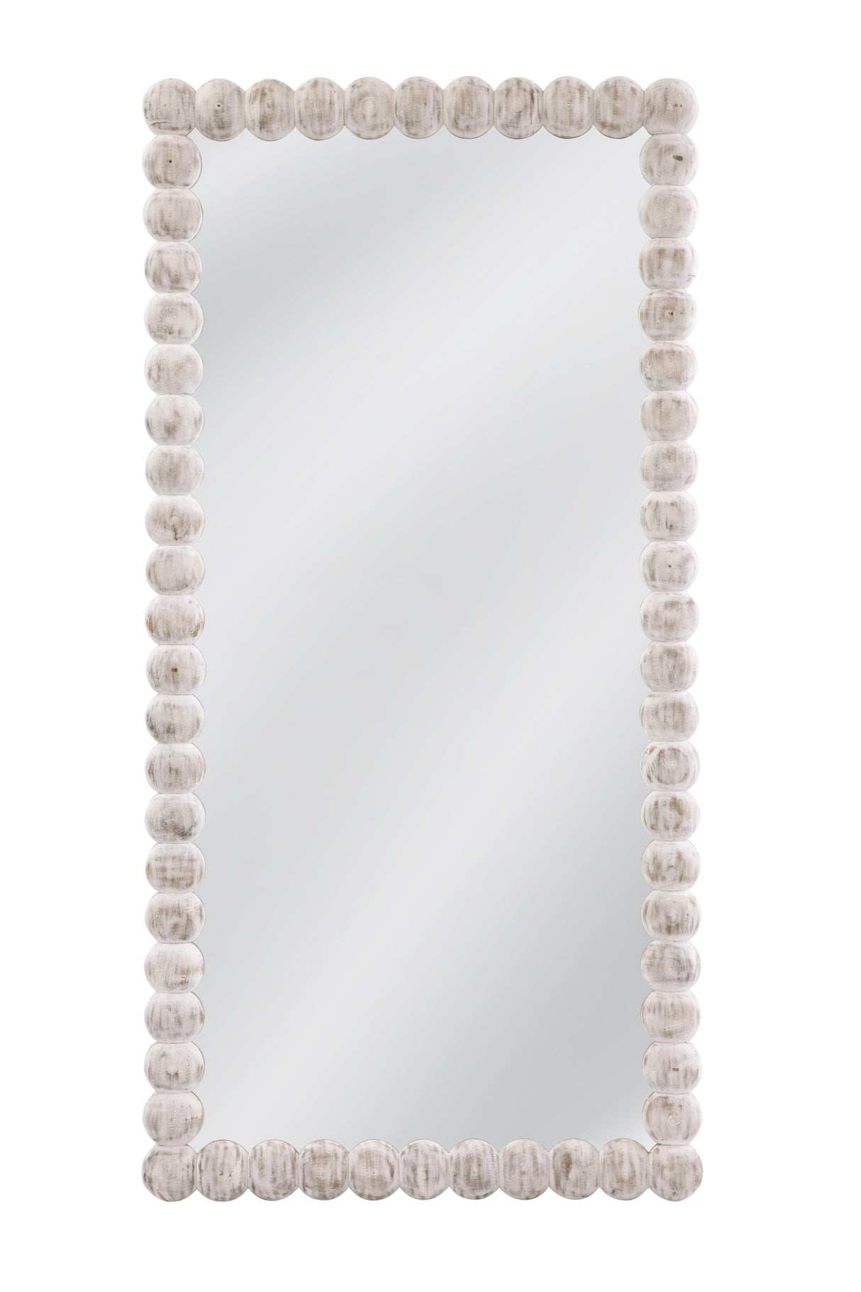 Bassett White Wash Mandith Floor Mirror