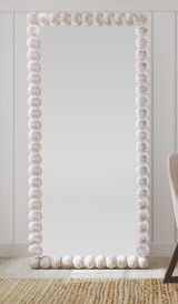Bassett White Mandith Floor Mirror